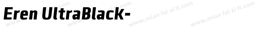 Eren UltraBlack字体转换